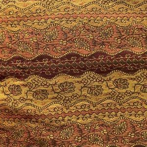 Beautiful, handmade Pakistani scarf/shawl in colors reminiscent of Fall
